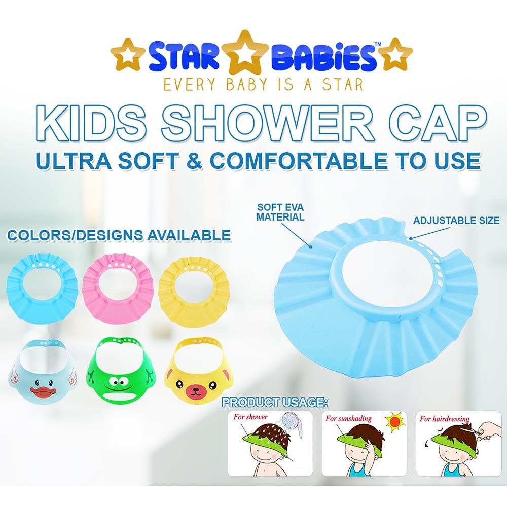 Star Babies - Shower Cap, Kettle Toy & Powder Puff - Pink