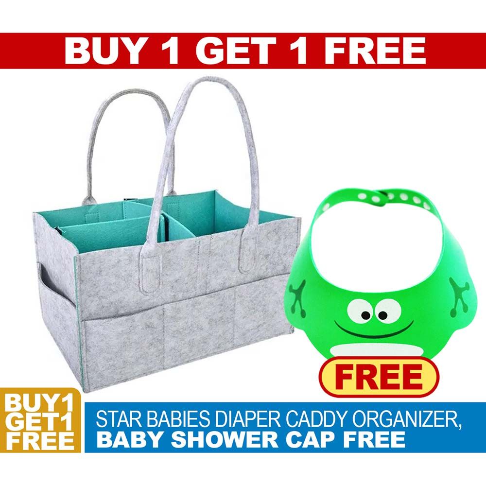 Star Babies - Caddy Diaper w/ Baby Shower Cap