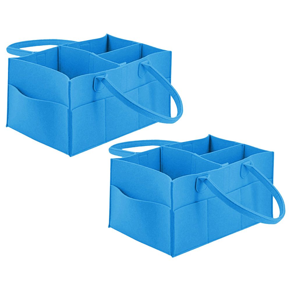 Star Babies - Diaper Caddy Organizer Pack Of 2 - Blue