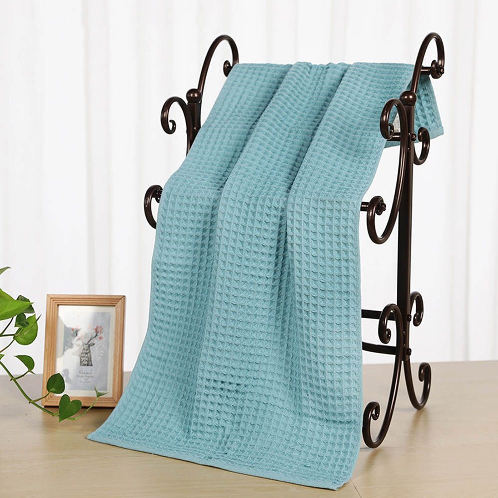 Star Babies - Waffle Towels w/ Shower Cap - Blue