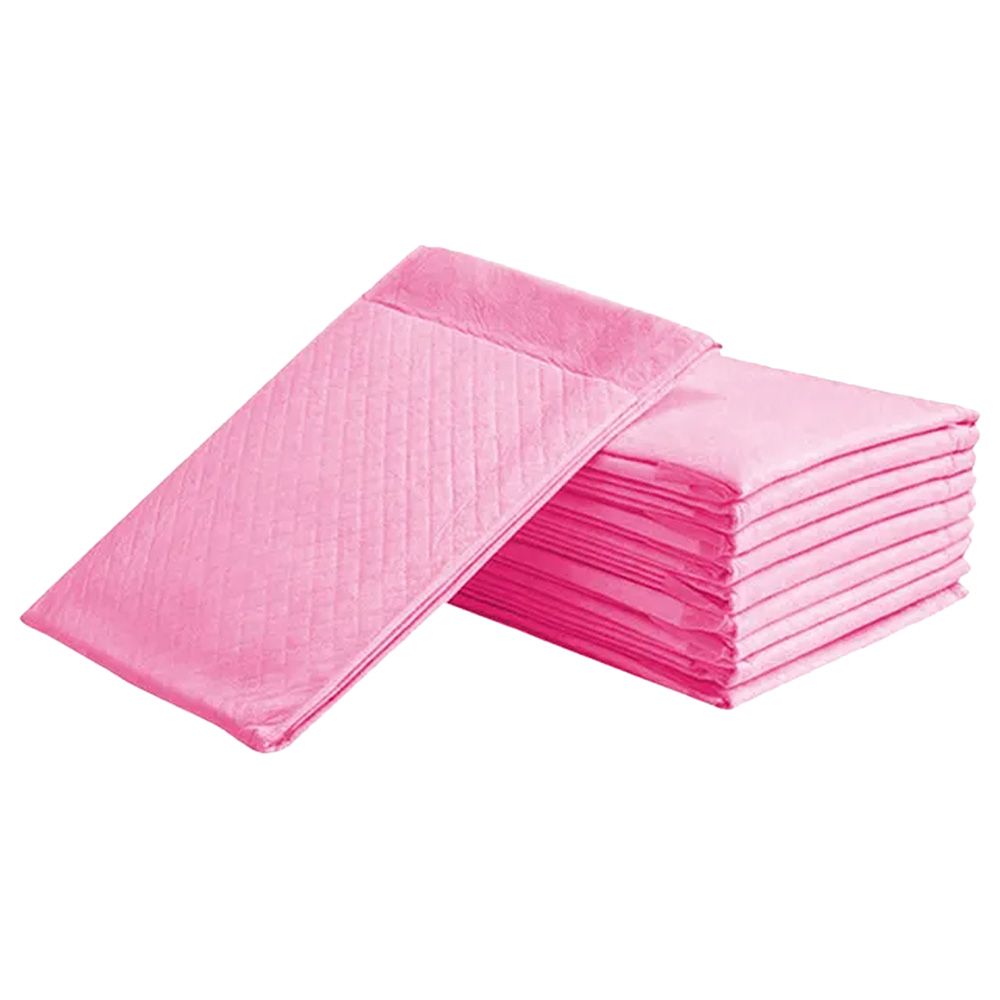 Star Babies - Disposable Changing Mat 10pcs w/ Disposable Towel 3pcs - Pink