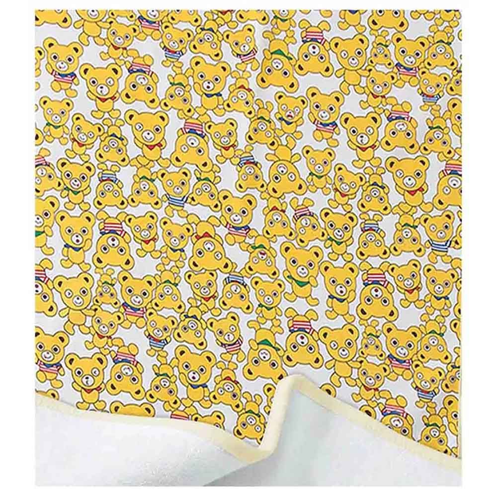 Star Babies - Reusable Changing Mat w/ Disposable Towel 3pcs - Bear Yellow