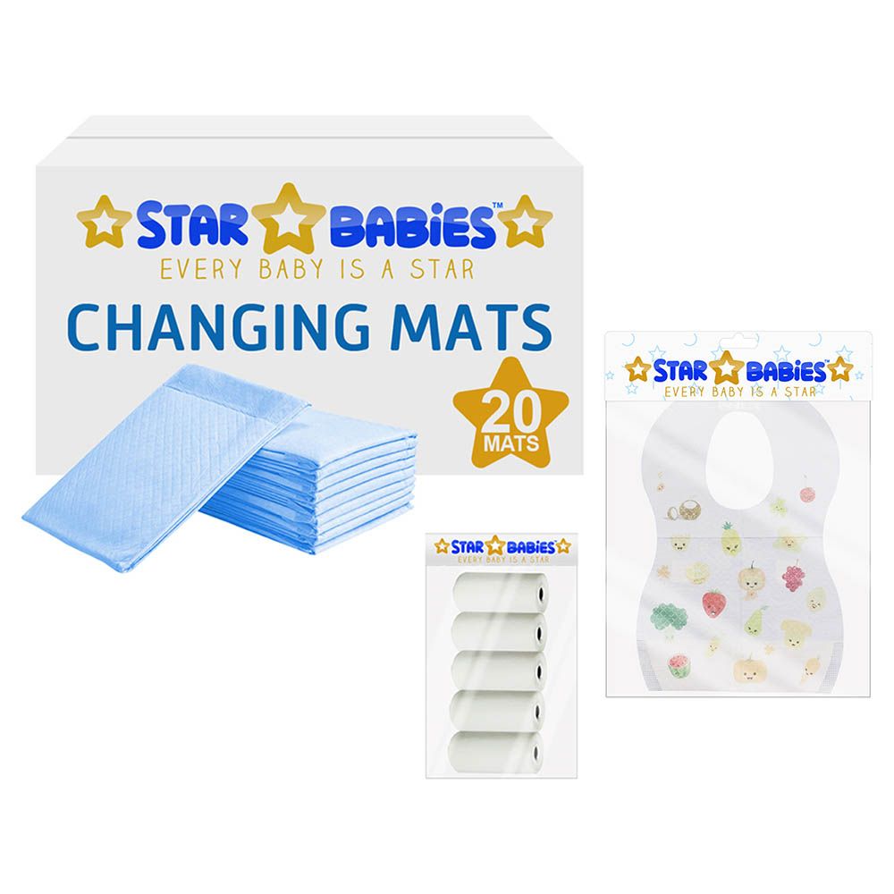 Star Babies - Value Pack (Disposable Changing Mat 20Pcs)