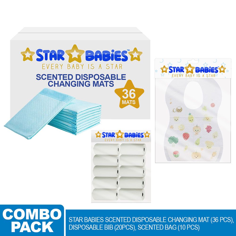 Star Babies - Value Pack (Scented Changing Mat 36Pcs)