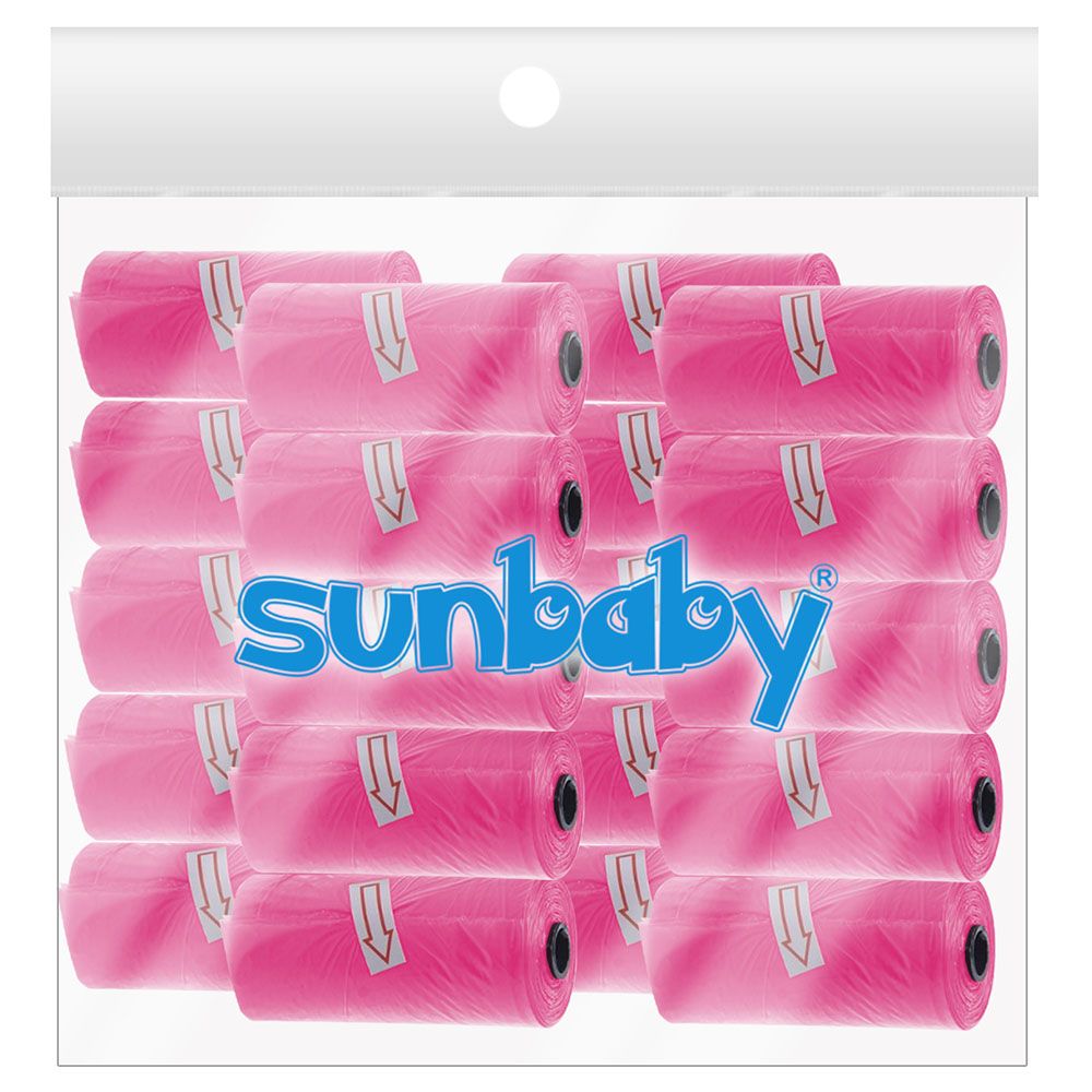 SunBaby - Scented Bag Pack of 20/300 Bags - Pink