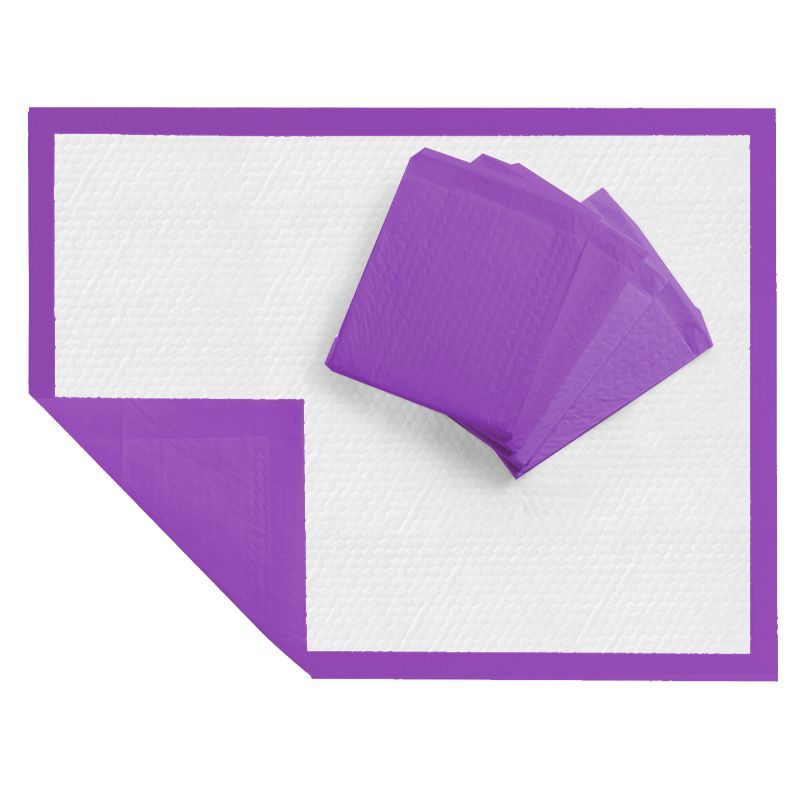 Star Babies - Disposable Pack Of 40 Changing mats (45x60cm) Large, - Lavender