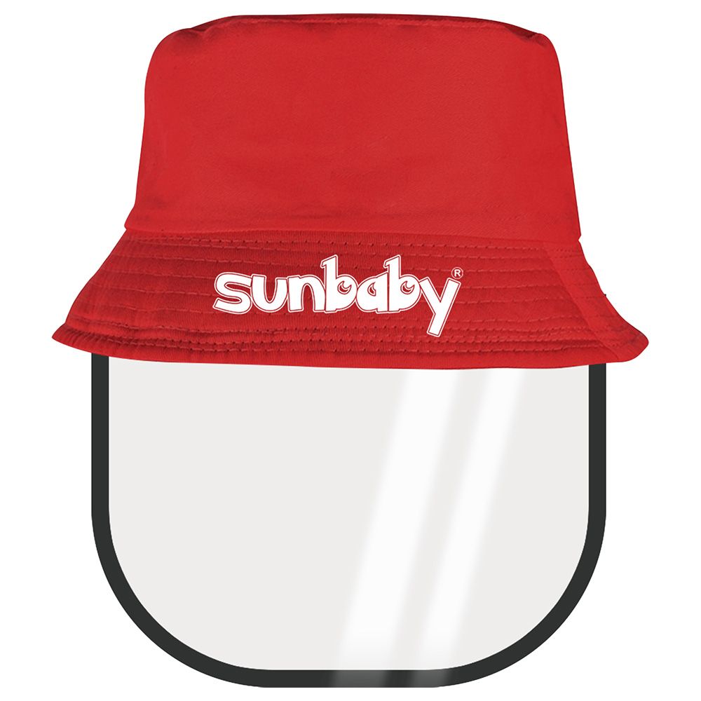 SunBaby - Boys Face Shield With Hat -Pack of 3 - Assorted