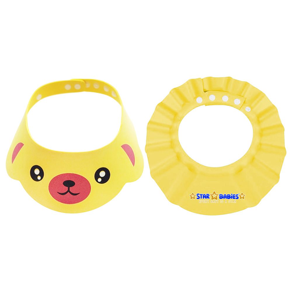 Star Babies - Kids Shower Cap Yellow - Pack of 2 - Assorted