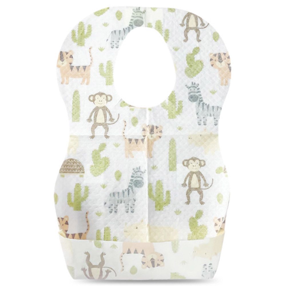 Star Babies Disposable Bibs Pack Of 20 - Animal