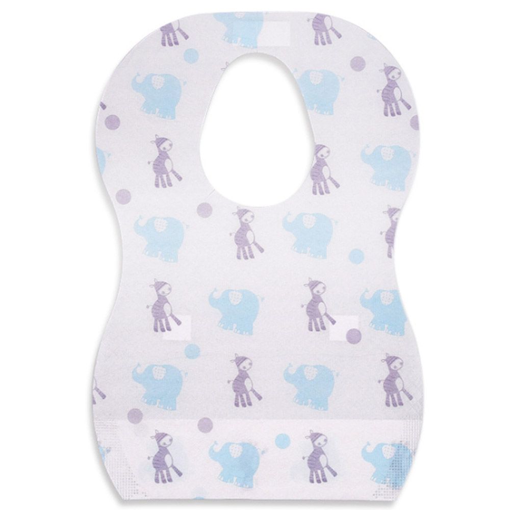 Star Babies Disposable Bibs Pack Of 20 - Elephant