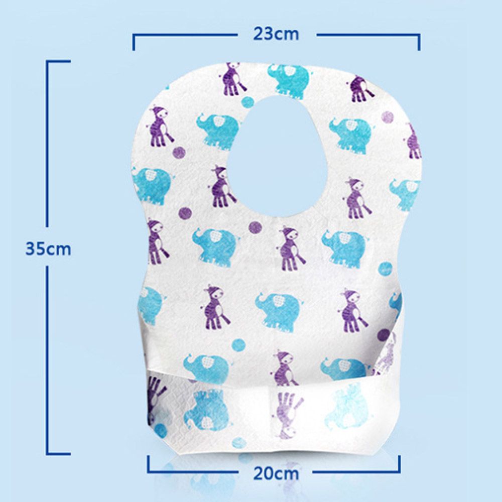 Star Babies Disposable Bibs Pack Of 20 - Elephant