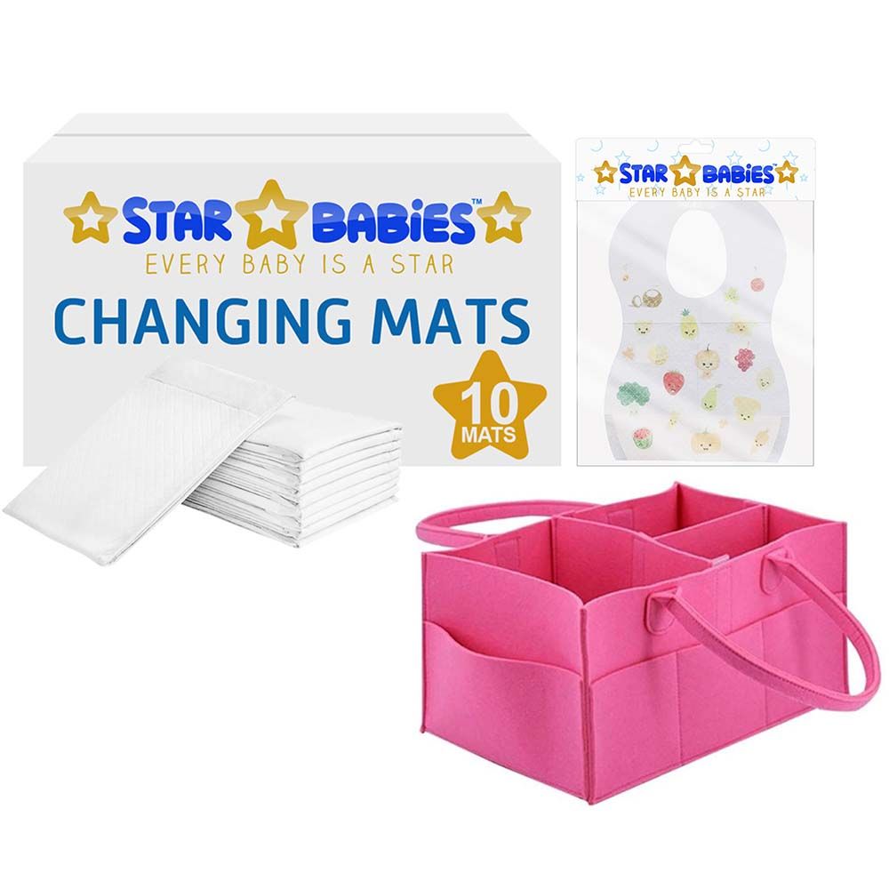 Star Babies - Combo - Stroller Bag Organizer + Teether Toy