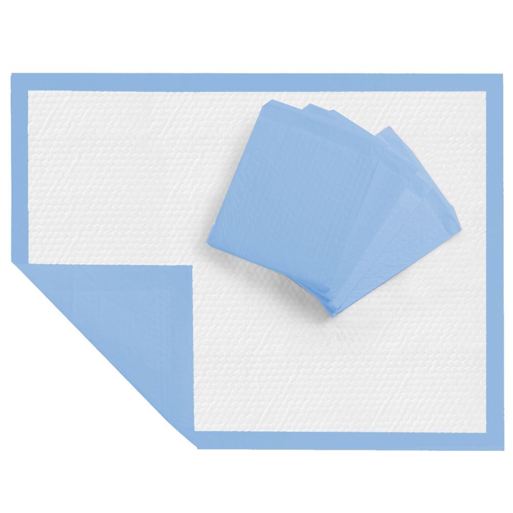 Star Babies Combo Pack, 20Pcs Disposable Changing Mats Blue/Mask with Eye Shield