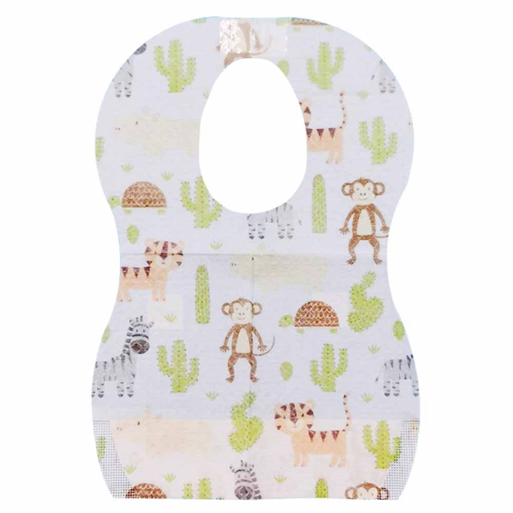 Star Babies - Disposable Bibs Pack of 10 - Animals