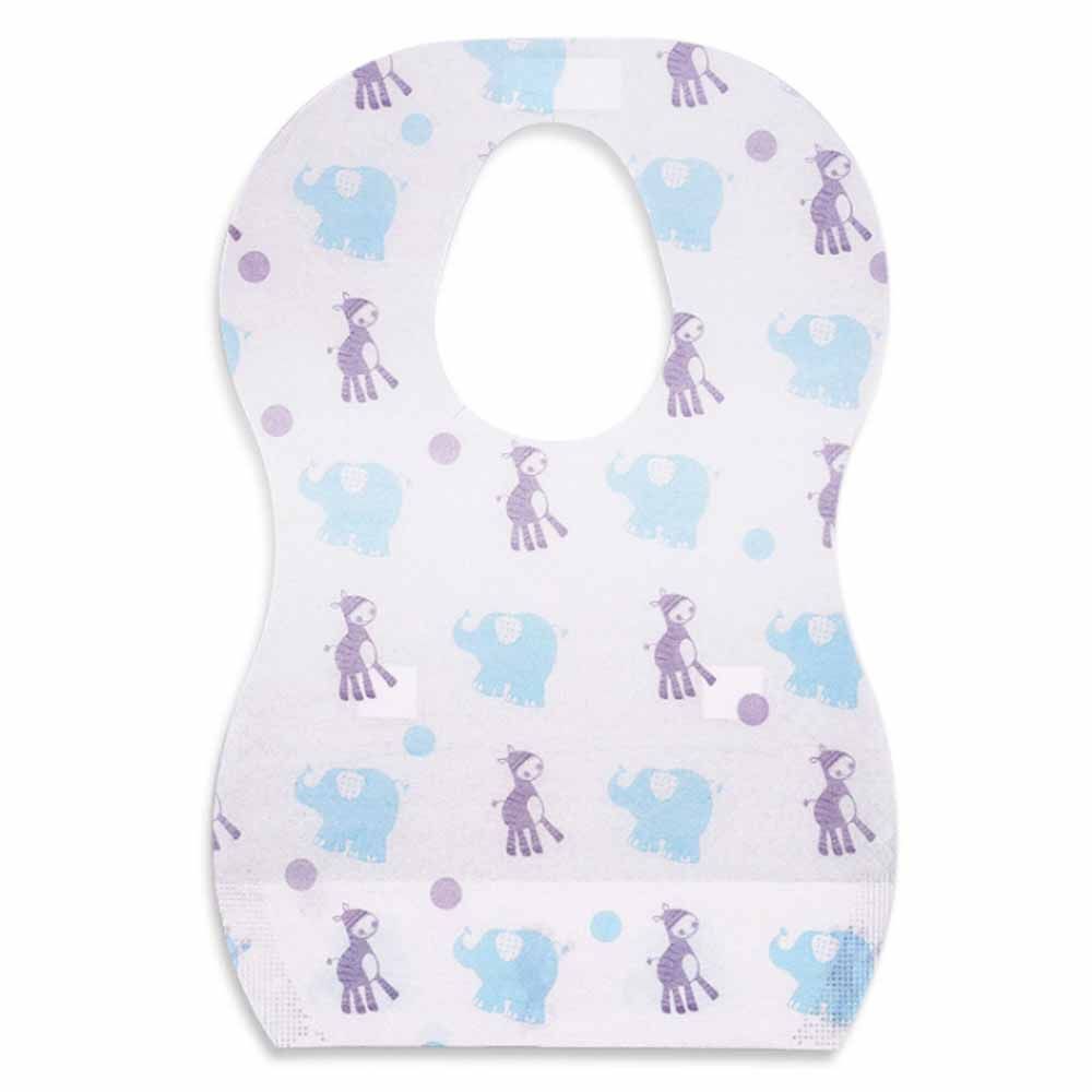 Star Babies - Disposable Bibs Pack of 10 - Elephant