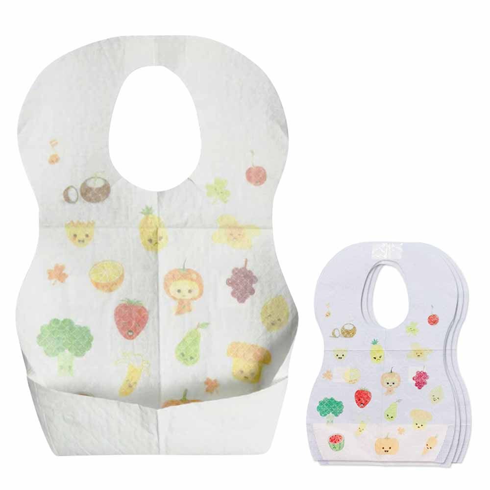 Star Babies - Disposable Bibs Pack of 5 - Fruits