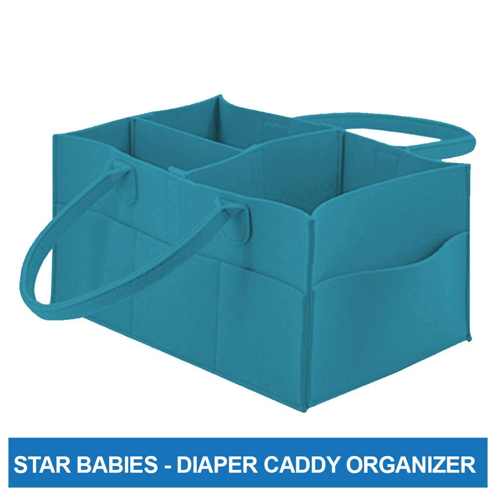 Star Babies - Diaper Caddy Organizer - Dark Blue