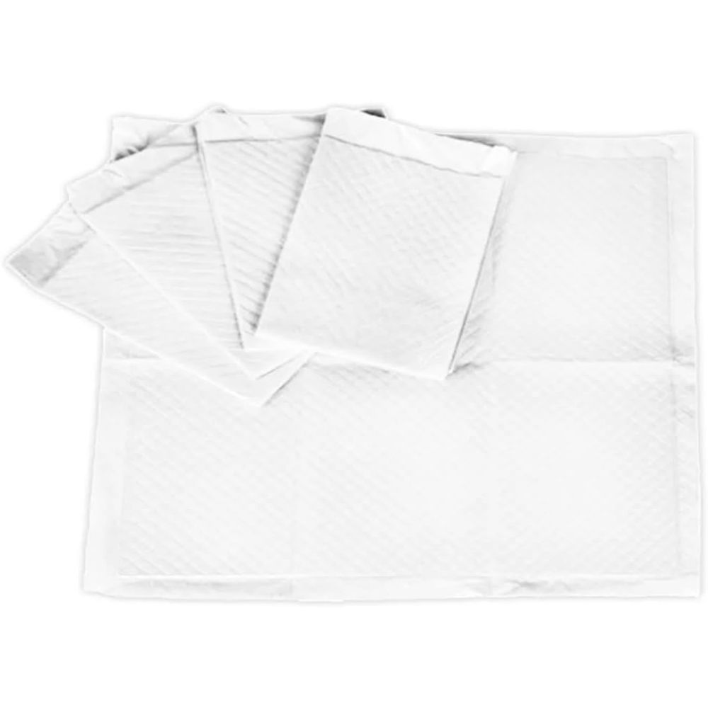 Star Babies White Disposable Changing Mats - Pack of 150 with 10pcs Ear Cover Free