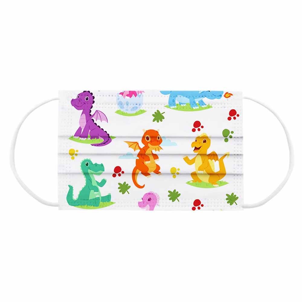 Star Babies - Kids Disposable Mask Pack of 20 - Dino