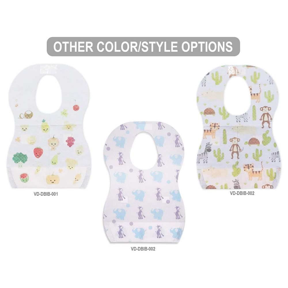 Star Babies Reusable Changing Mat White + Disposable Bib 20s