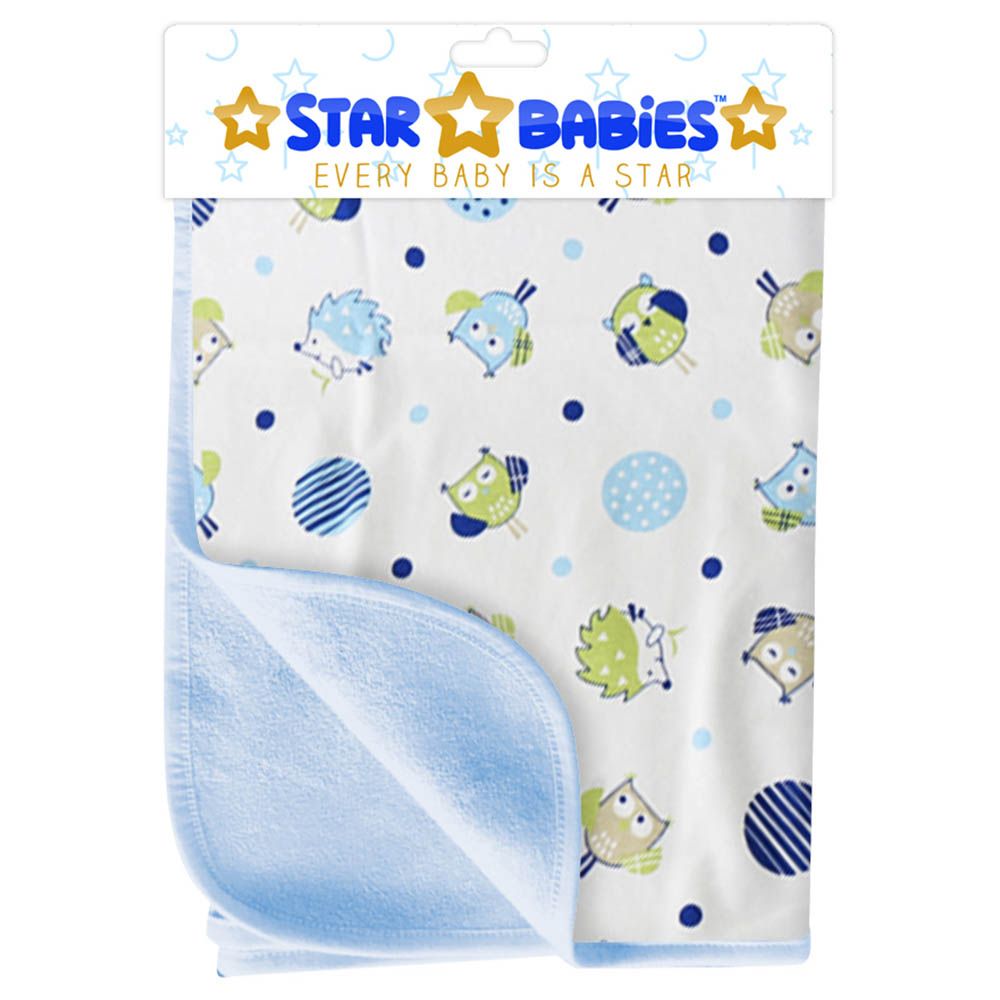 Star Babies - Reusable Changing Mats - Light Blue