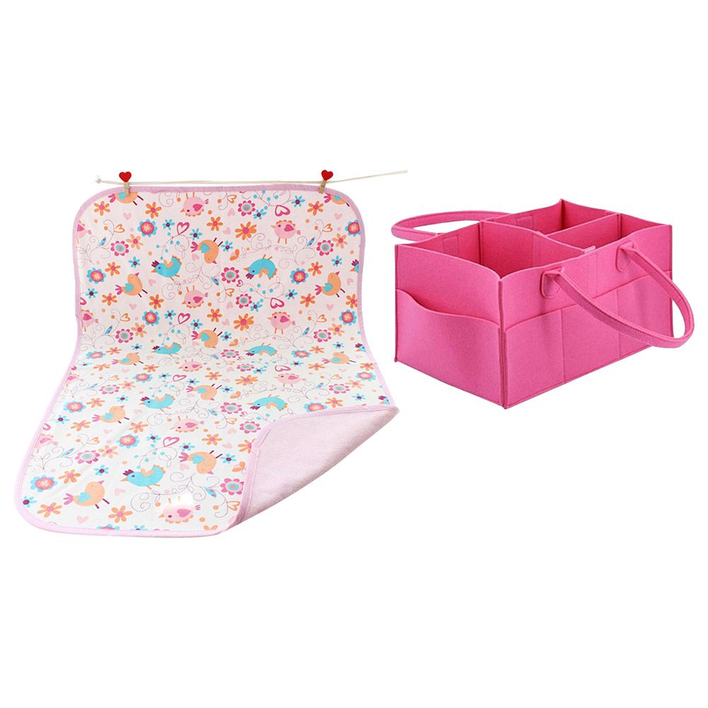 Star Babies - Combo Diaper Caddy and Reusable Changing Mat