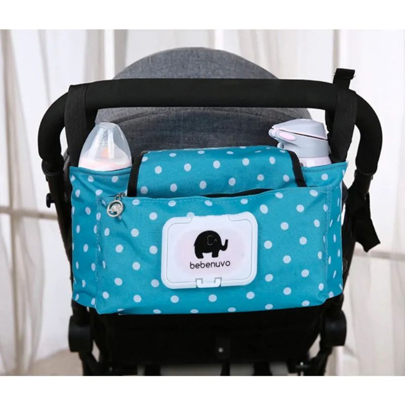 Star Babies - Baby Stroller Organizer Bag - Dark Blue