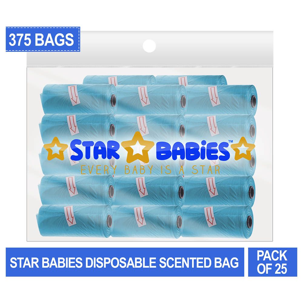 Star Babies - Scented Bag - Pack of 25/375 Bags - Blue