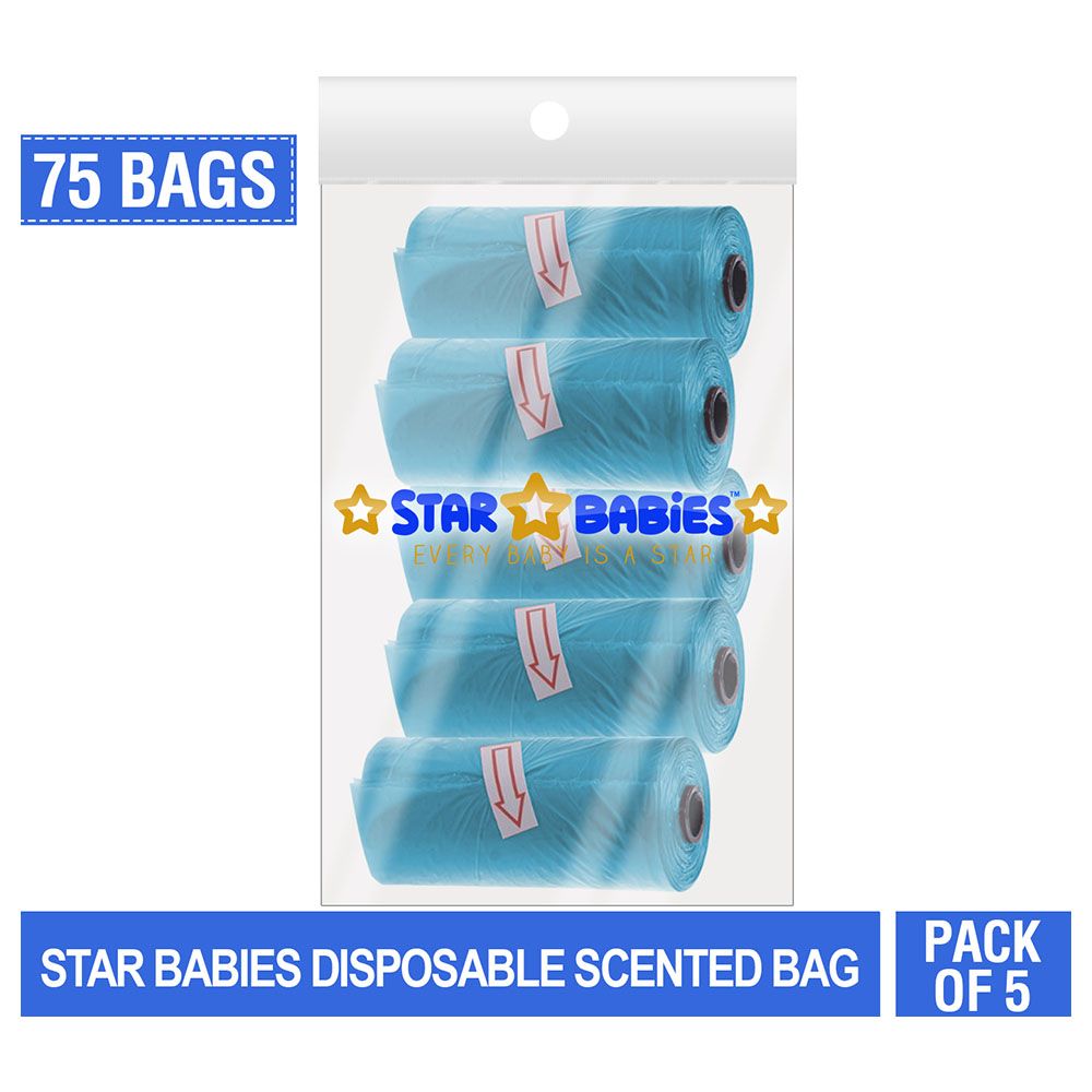 Star Babies - Scented Bag Pack of 5/75 Bags - Blue