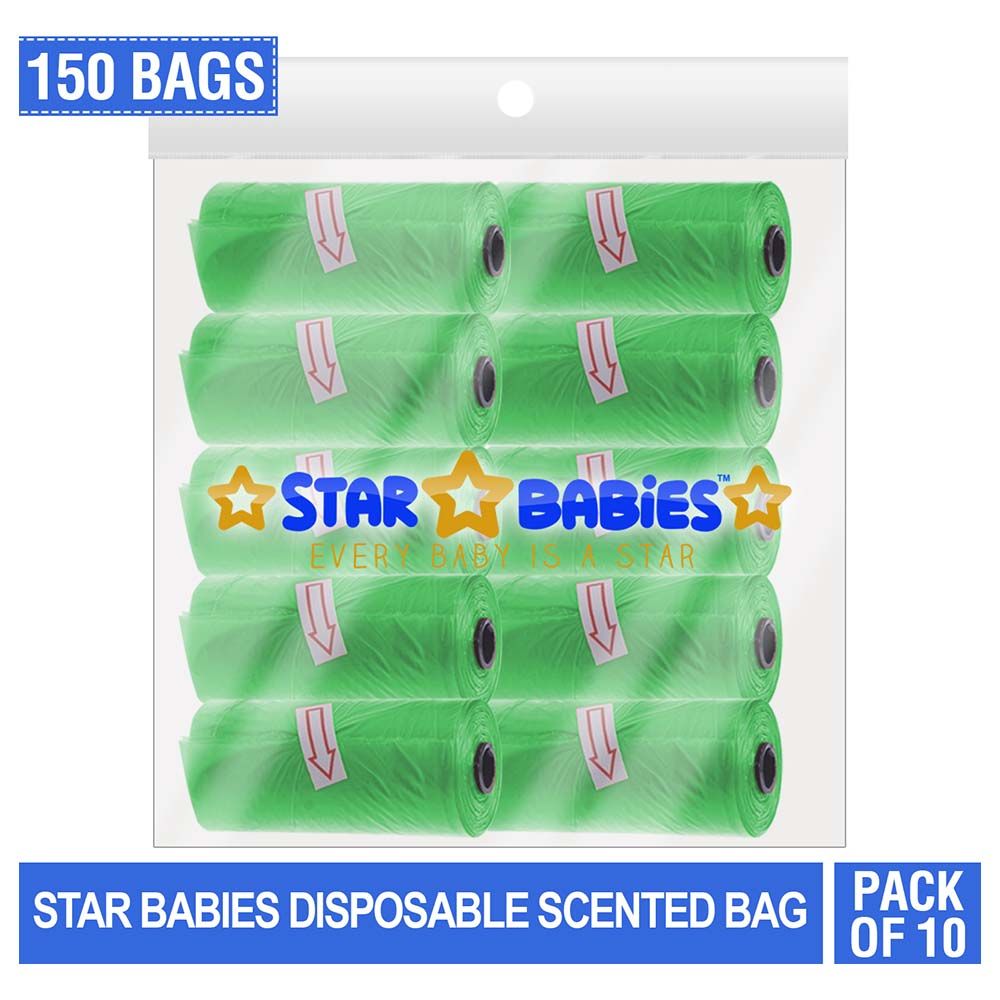 Star Babies - Scented Bag Pack of 10/150 Bags - Green