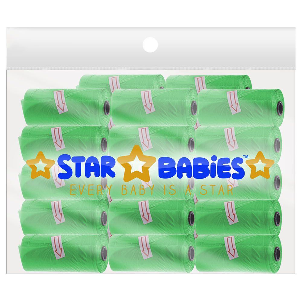 Star Babies - Scented Bag - Pack of 25/375 Bags - Green