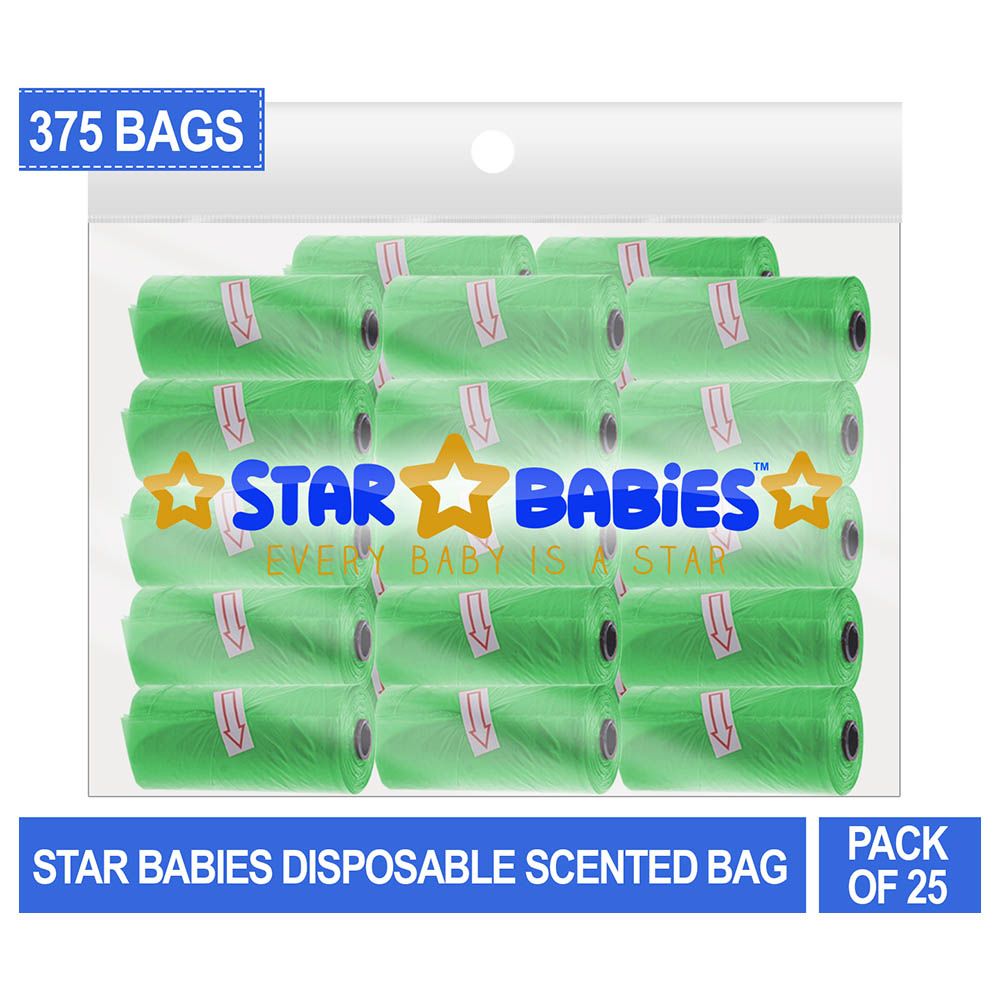 Star Babies - Scented Bag - Pack of 25/375 Bags - Green