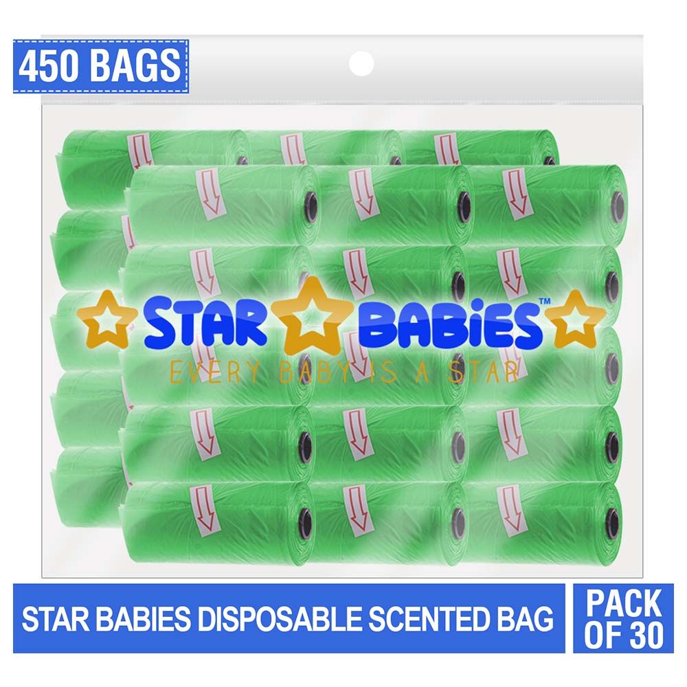 Star Babies - Scented Bag Pack of 30/450 Bags - Green