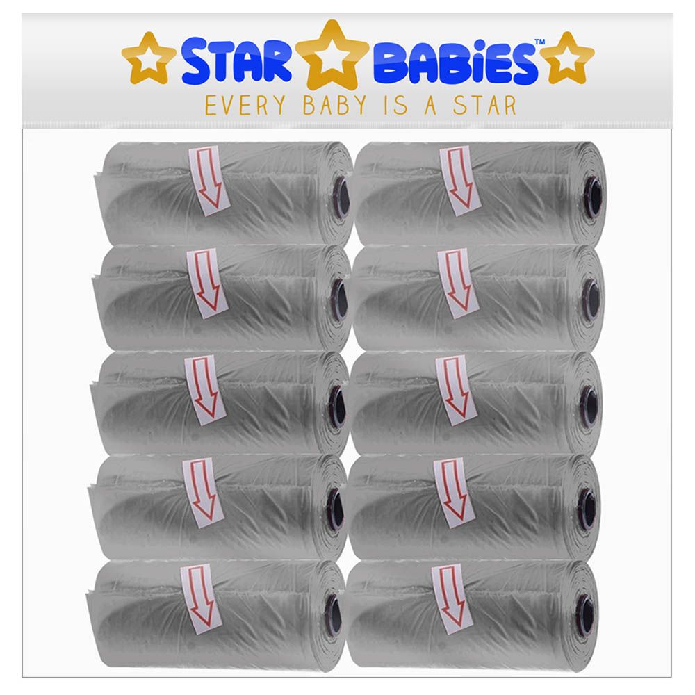 Star Babies - Scented Bag Pack of 10/150 Bags - Grey