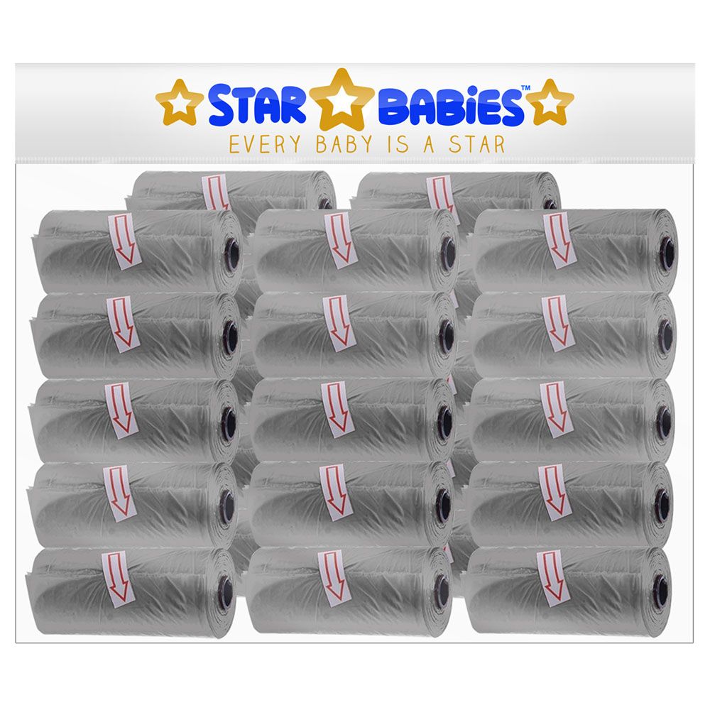 Star Babies - Scented Bag - Pack of 25/375 Bags - Grey