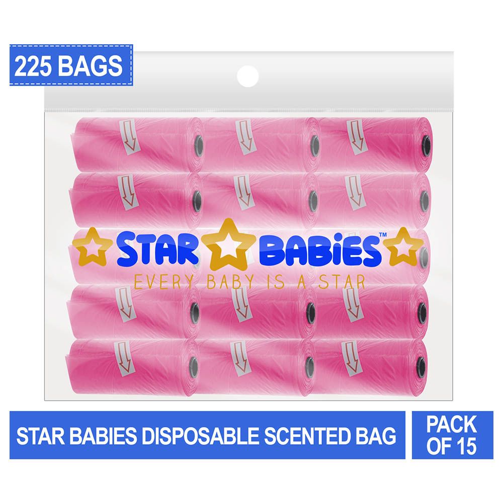 Star Babies - Scented Bag Pack of 15/225 Bags - Pink