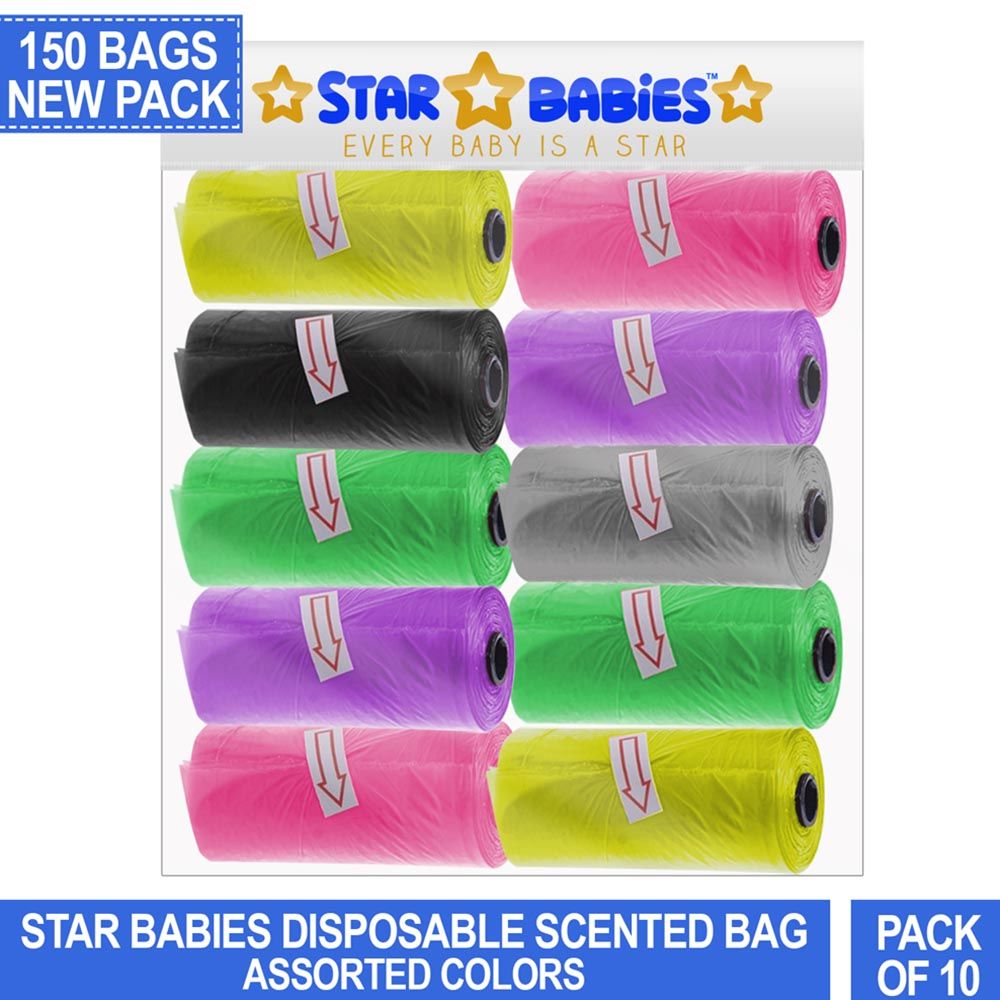 Star Babies - Scented Bag Pack of 10/150 Bags - Assorted