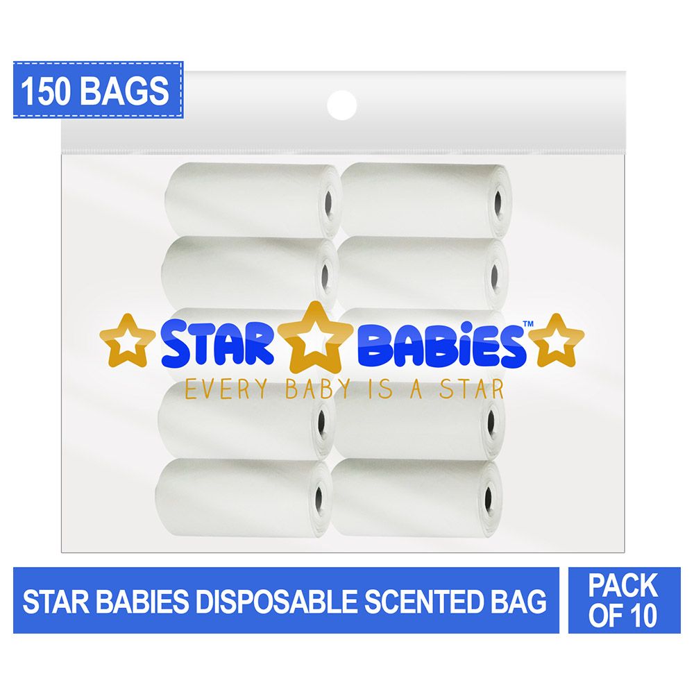 Star Babies - Scented Bag Pack of 10/150 Bags - White