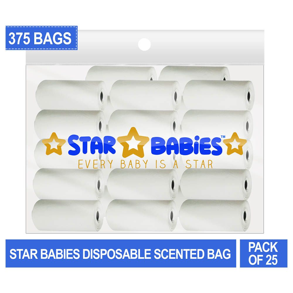 Star Babies - Scented Bag - Pack of 25/375 Bags - White