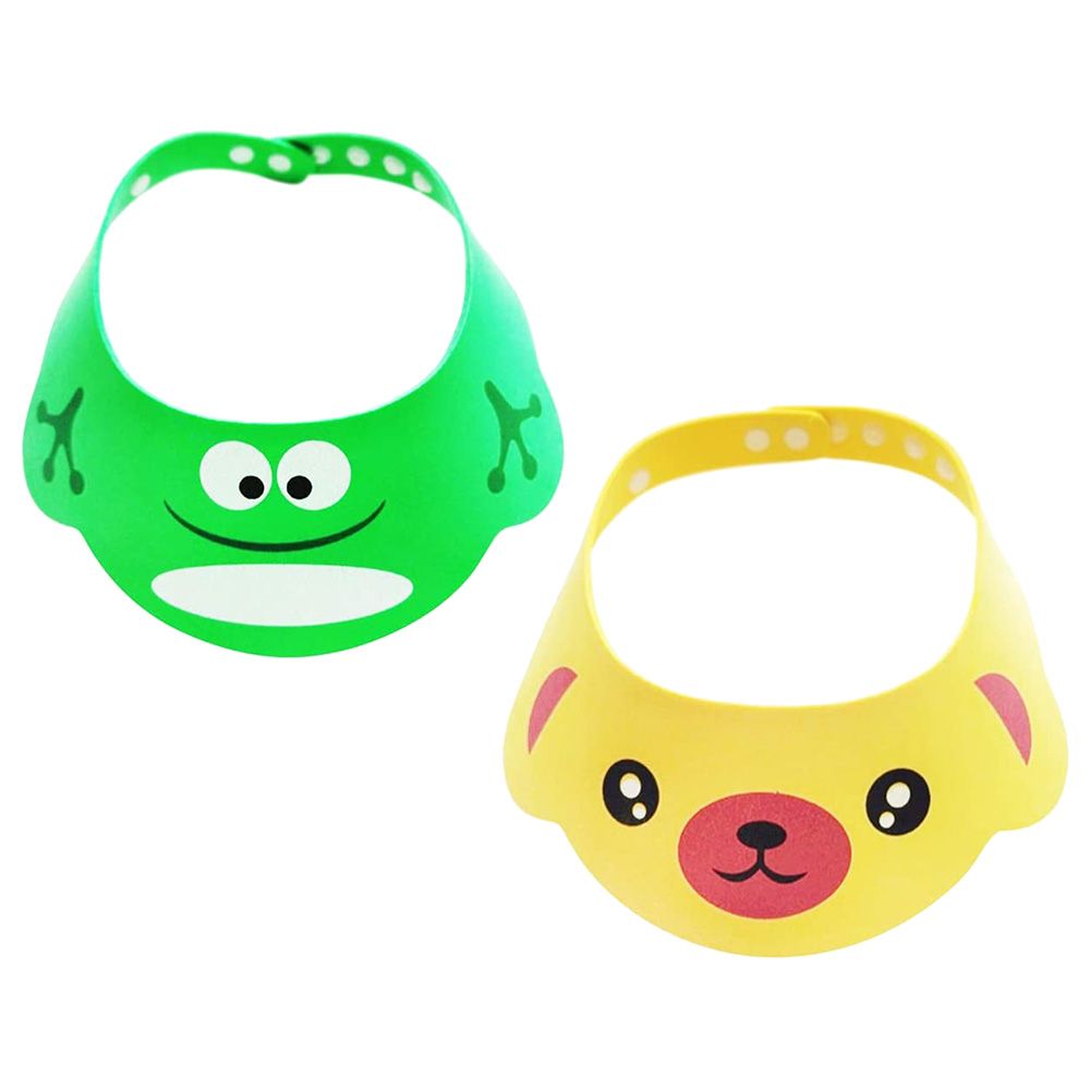 Star Babies - Shower Cap - Pack of 2 (Green/Yellow)