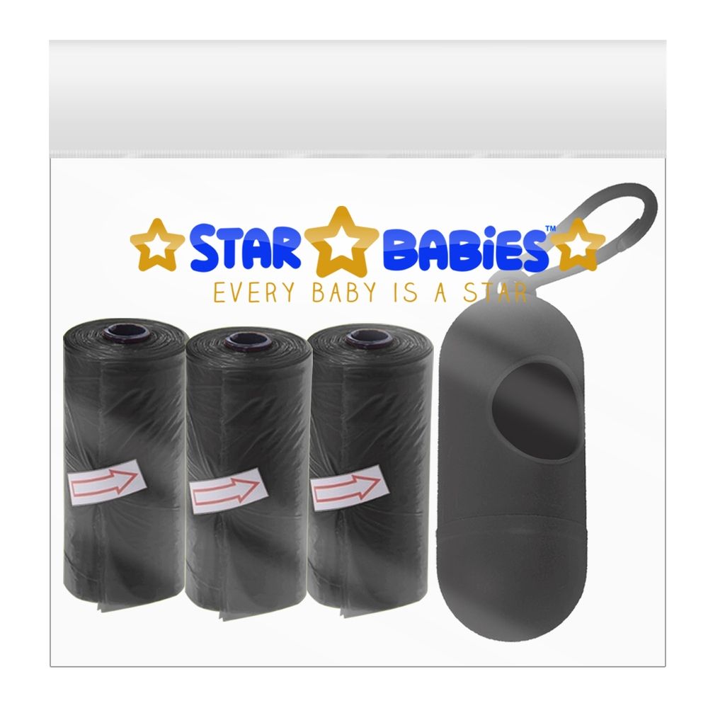 Star Babies - Scented Bag With Dispenser Pack of 3/45 Bags - Assorted