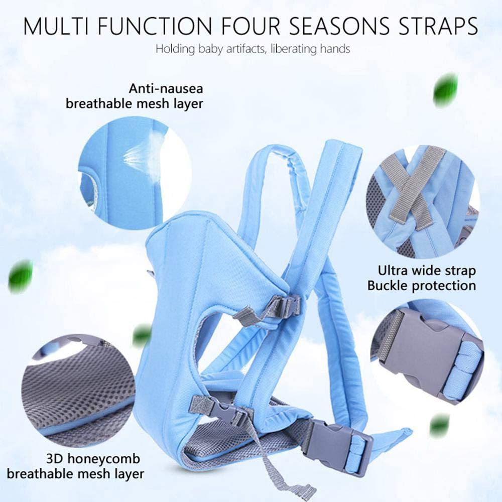 Sunbaby - Adjustable Infant Baby Carrier - Light Blue