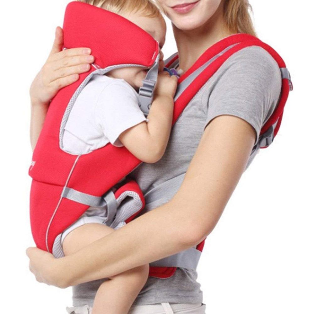 Sunbaby - Adjustable Infant Baby Carrier - Red