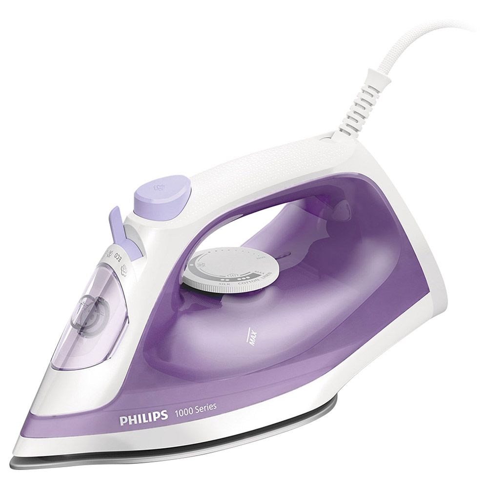 Philips - Steam Iron 1000 Series - Purple/White