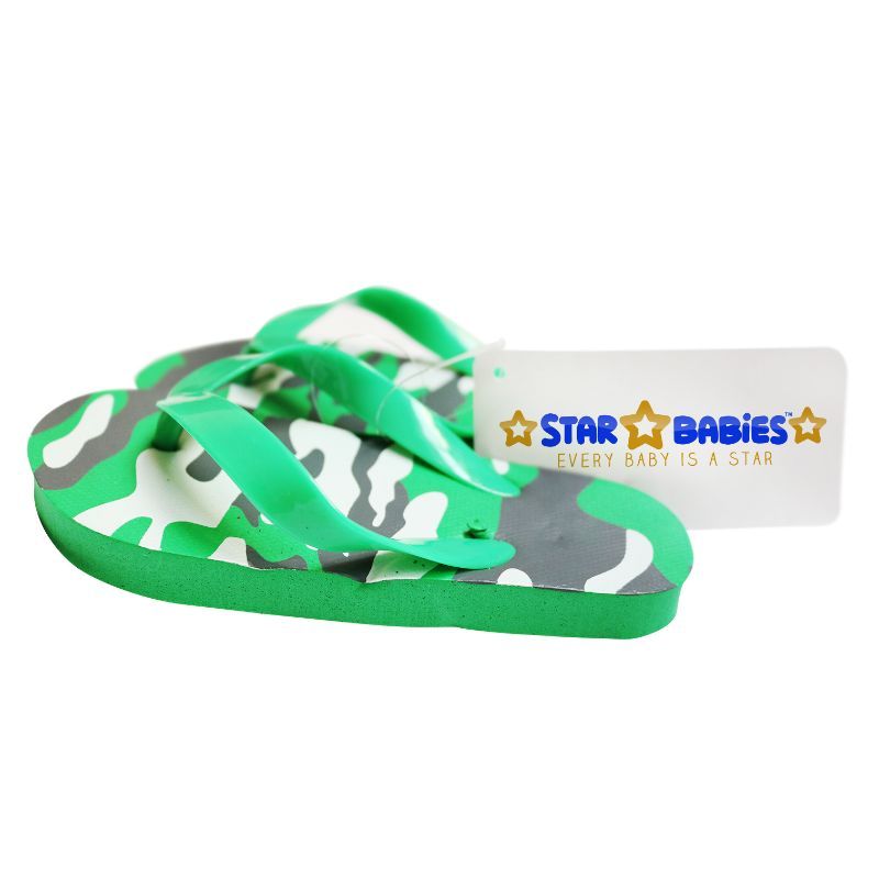 Star Babies - Camo Beach Slippers - Green - Buy 1 Get 1