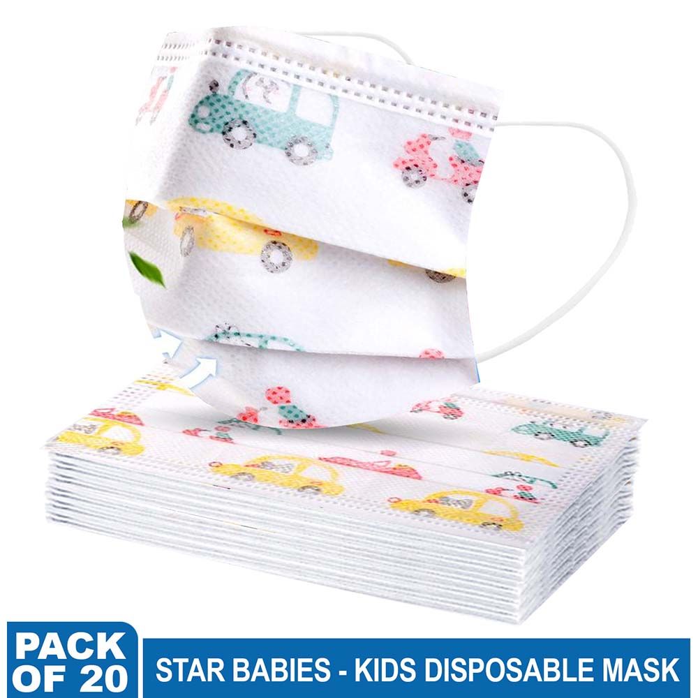 Star Babies - Kids Disposable Mask Pack of 20 - Space