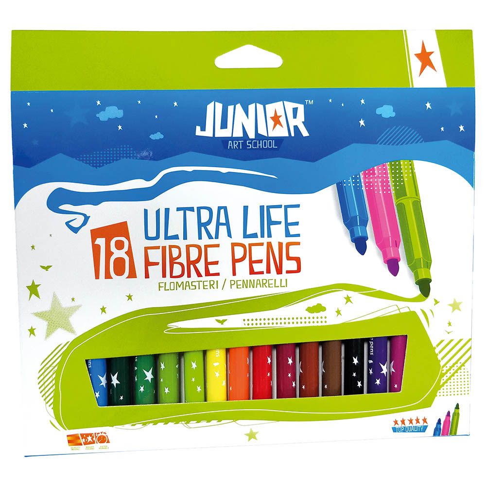 Statovac - Ultra Life Fibre Pens - 18 pcs