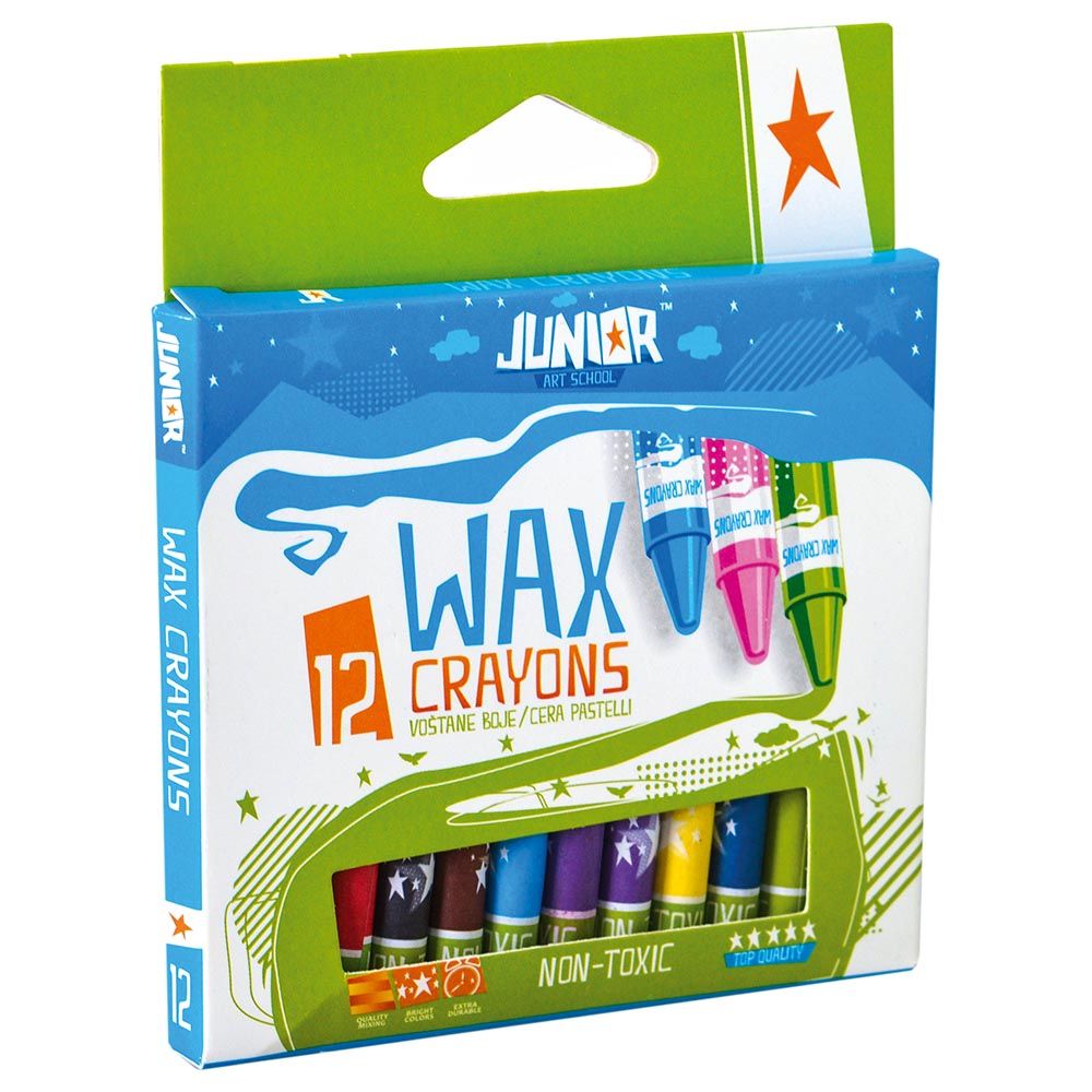 Statovac - Wax Crayon Colors - 12pcs