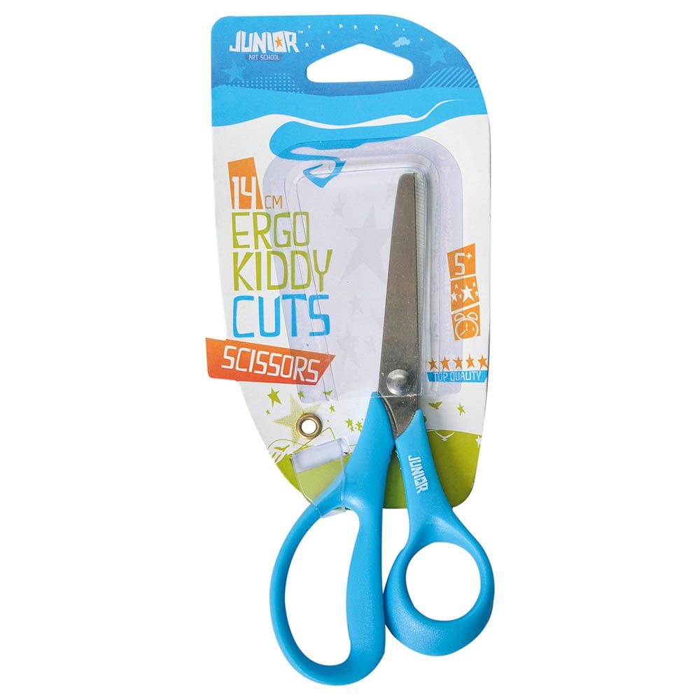 Statovac - Ergo Kiddy Cuts Scissor Blister 14cm - Assorted 1pc