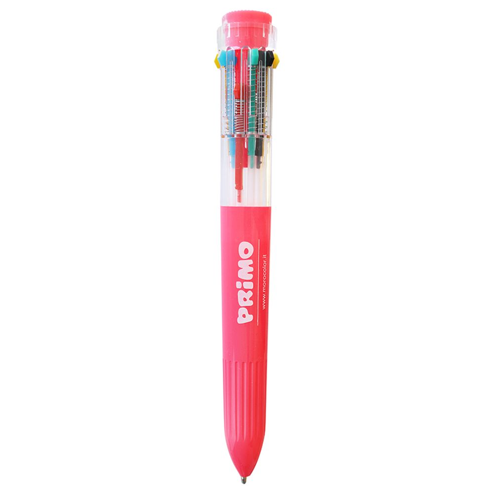 Primo - Tiktok 10 Colors Ball-Pointed Pen - Assorted 1pc